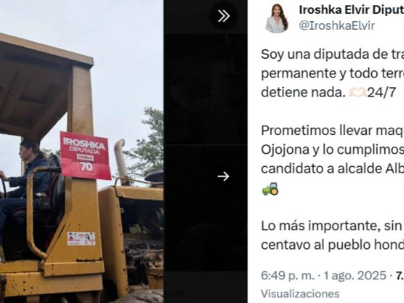 Captura de pantalla de la publicación de X hecha el 11 de agosto de 2025.