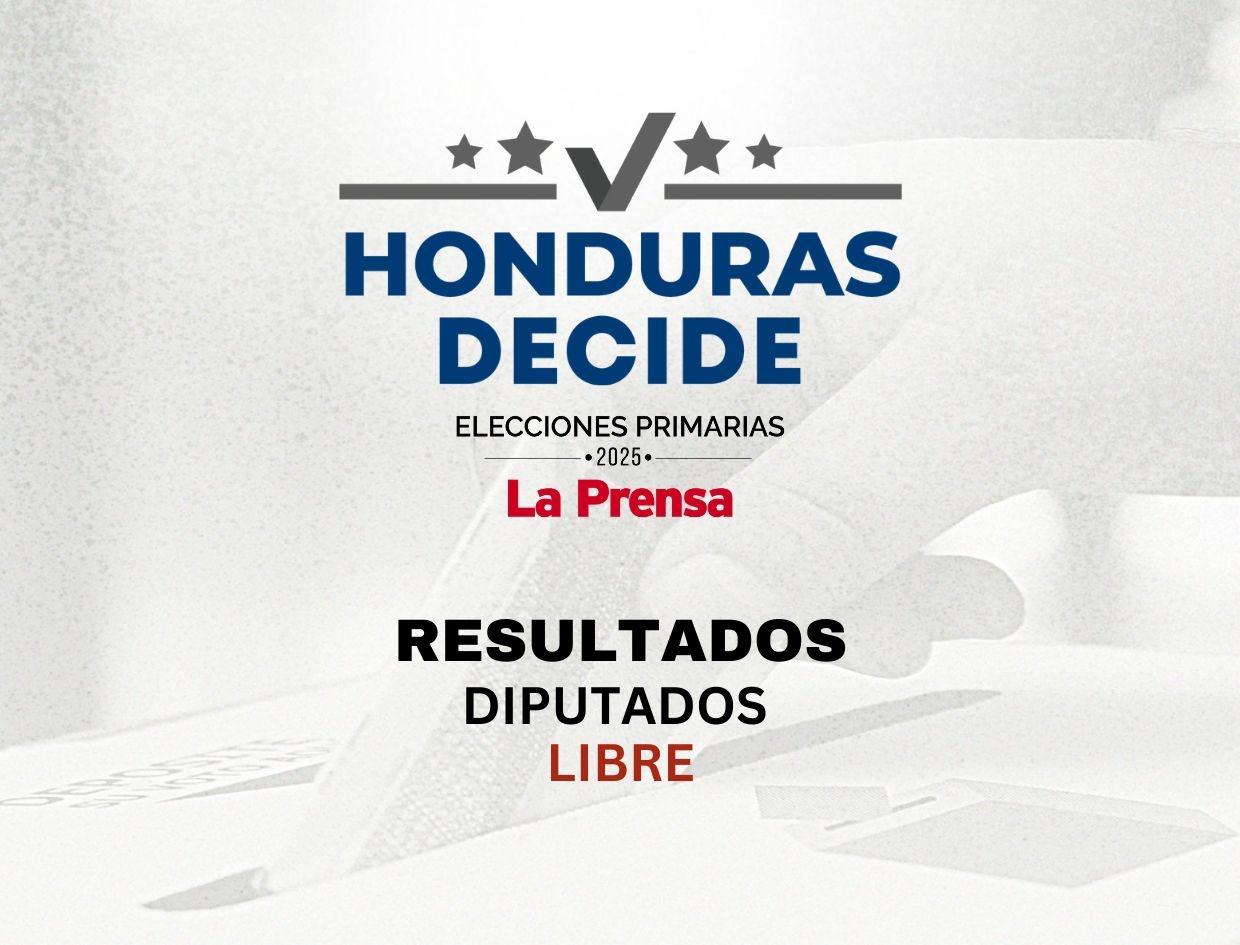 En vivo resultados elecciones primarias Honduras: diputados Libre