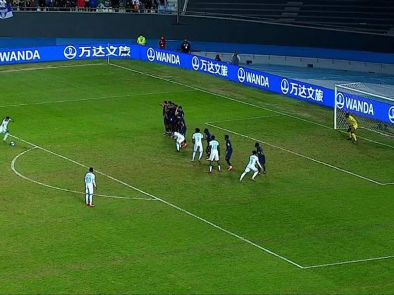 ¡Una pincelada! Así fue el golazo de Odín Ramos ante Francia