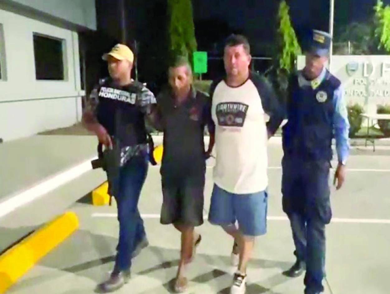 Detienen a dos hombres con droga valorada en L250,000