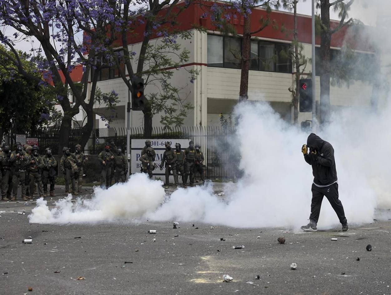 Protesta contra agentes de Inmigración crece en Los Ángeles: la migra estaba a la caza”