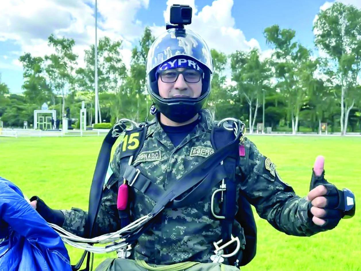 El paracaidista Ever Maldonado está estable en el hospital