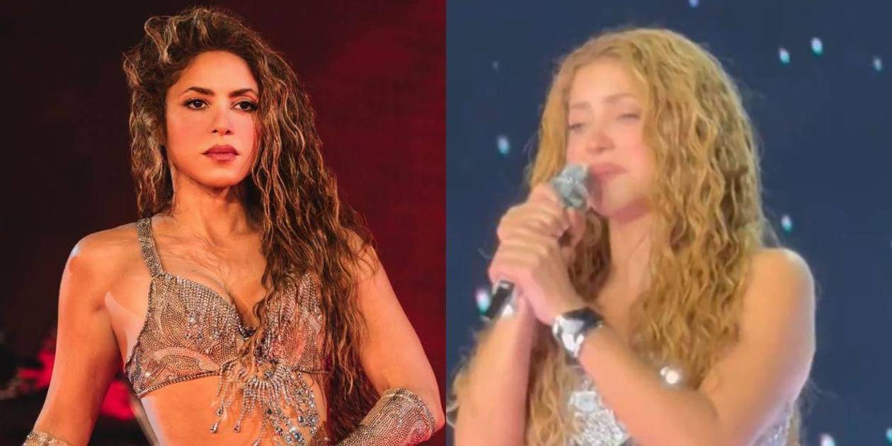 ¿Recordó a Piqué? Shakira llora durante concierto en México