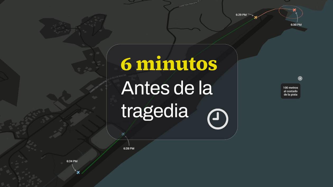 Así fueron los minutos cruciales del accidente del Jetstream 32 en Roatán