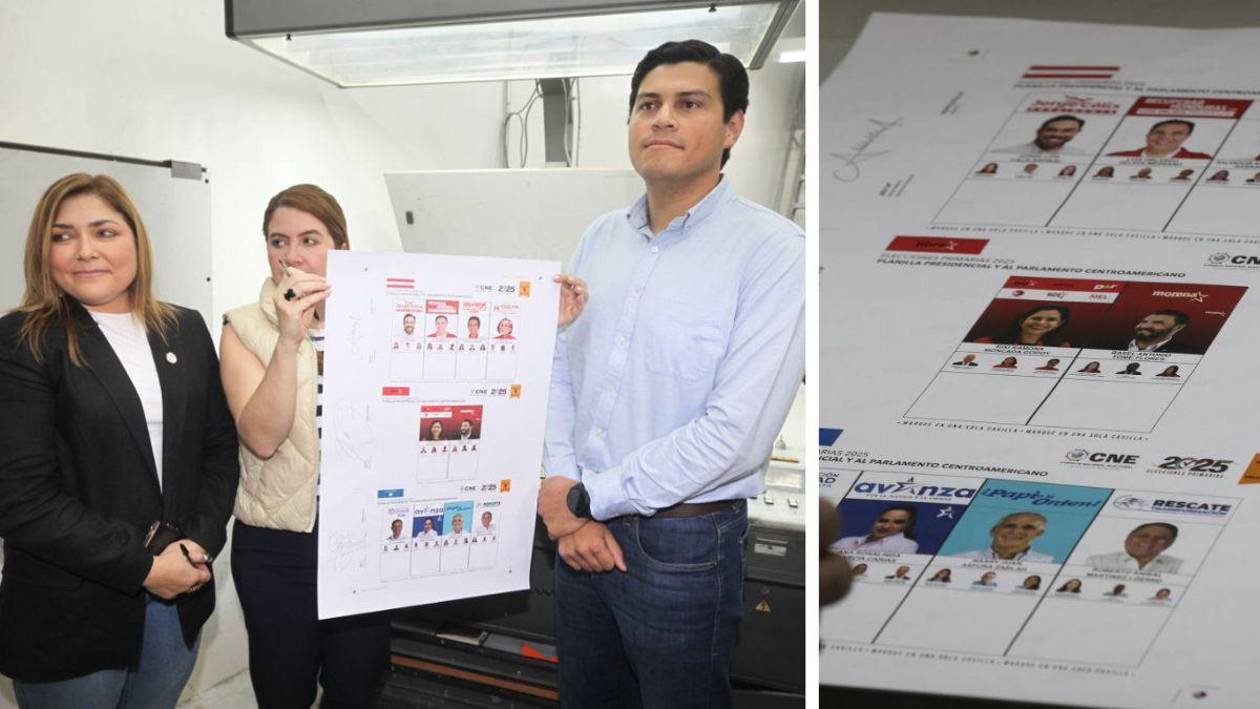 Ya se imprimen las papeletas del nivel presidencial