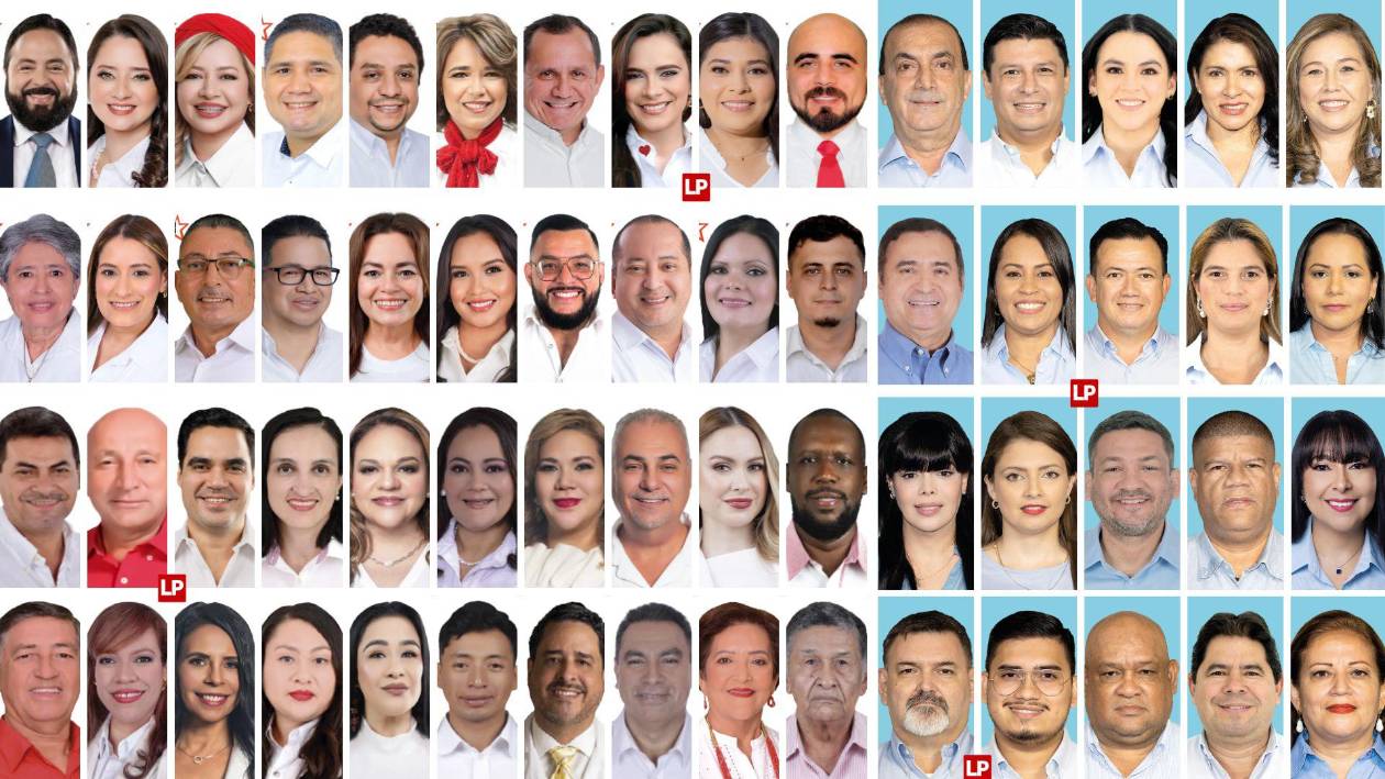 Ellos estarán en la papeleta de diputados por Cortés para las elecciones generales