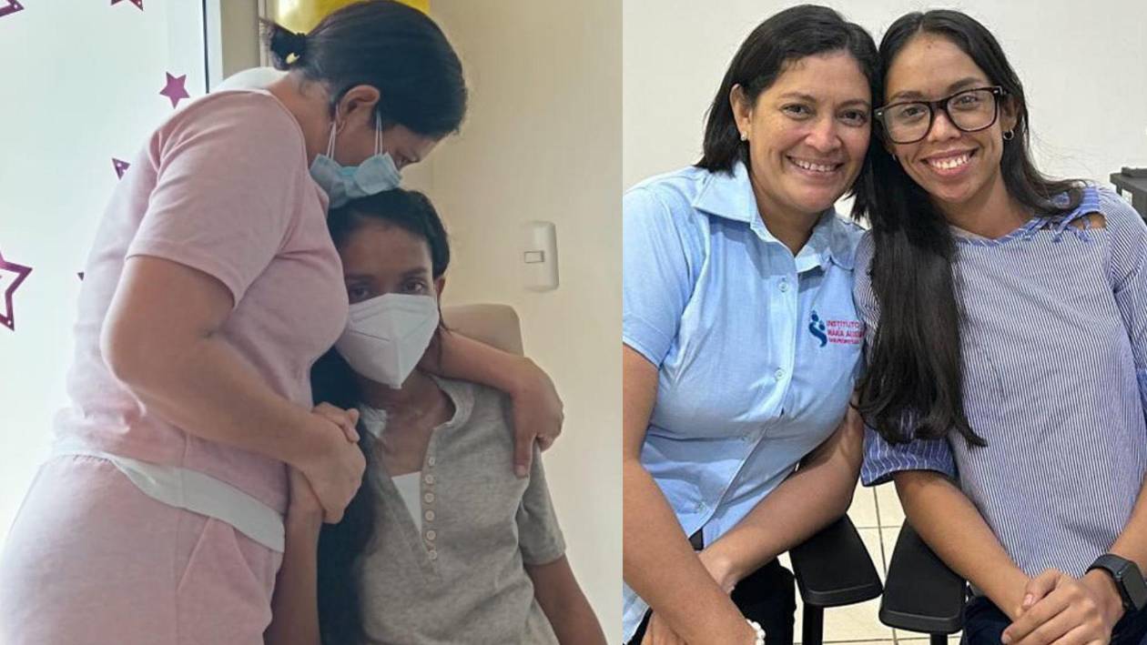 Gracias, mami, por darme la vida otra vez: 4 horas en quirófano y 6 años conectada a máquinas