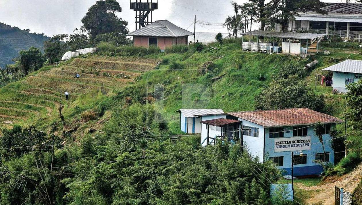 Una escuela agrícola en El Merendón para convivir y aprender de la montaña