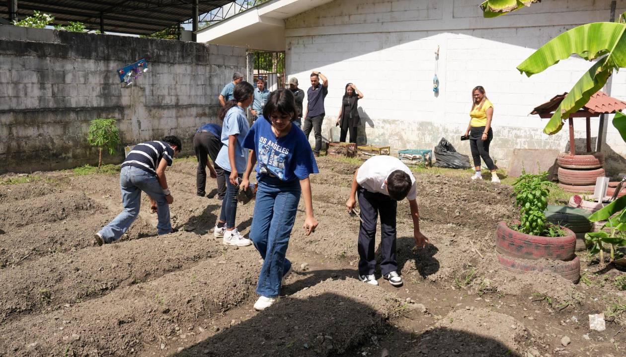 Motivan a escuelas a inscribirse en los huertos escolares