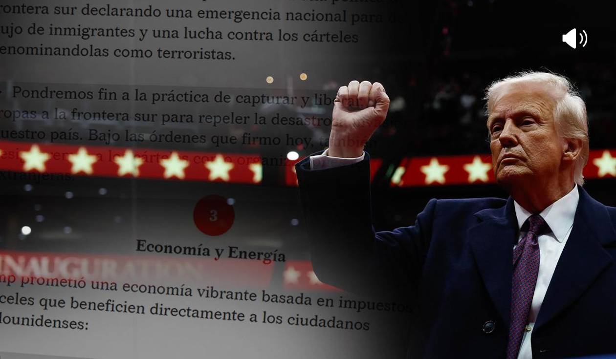 Las frases de Donald Trump en su discurso como presidente de EEUU