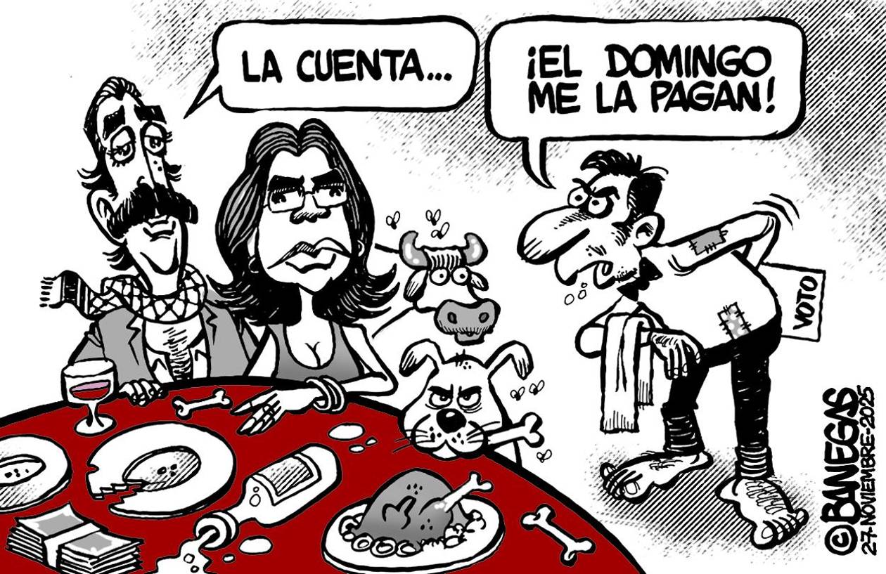 ¡Se acabó el festín!