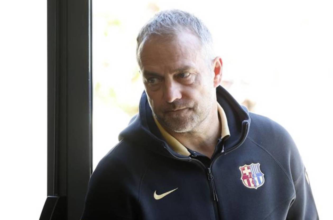 Hansi Flick, molesto por lo que hizo la Liga española contra Barcelona