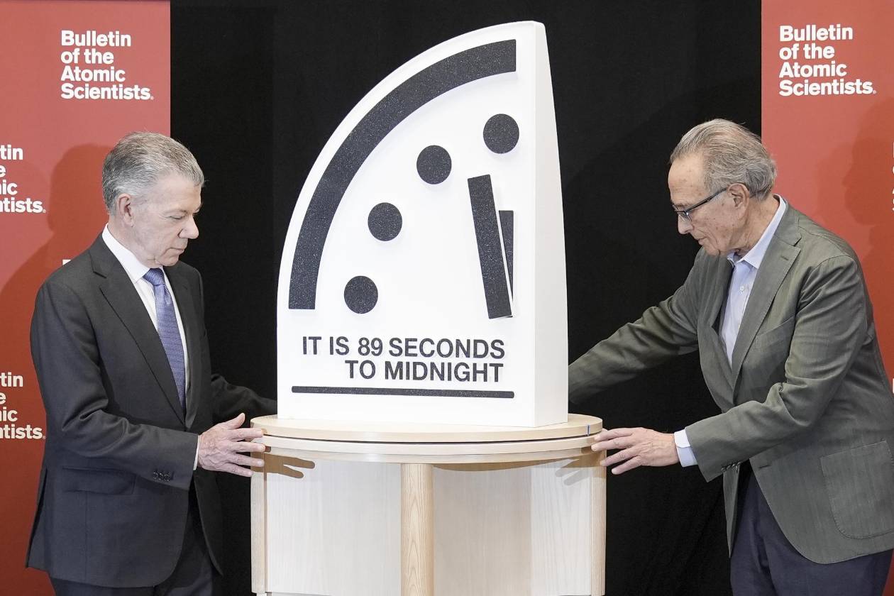 El Reloj del Apocalipsis está a 89 segundos del día del ‘juicio’