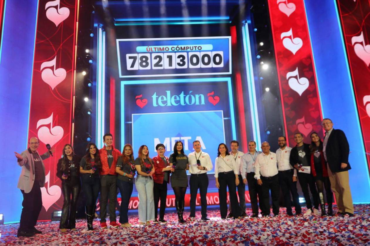 Teletón 2025 supera la meta de 77.5 millones de lempiras