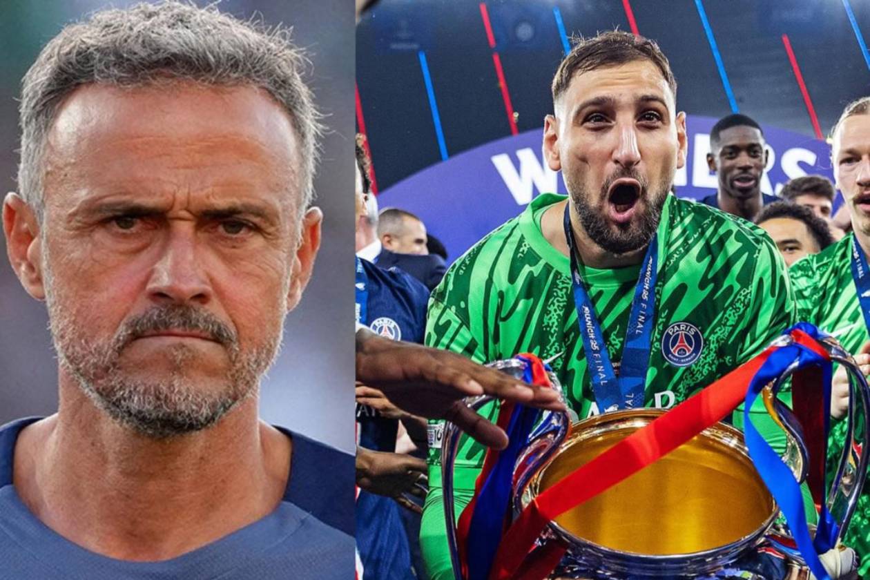 Luis Enrique revela por qué sacó a Donnarumma del PSG