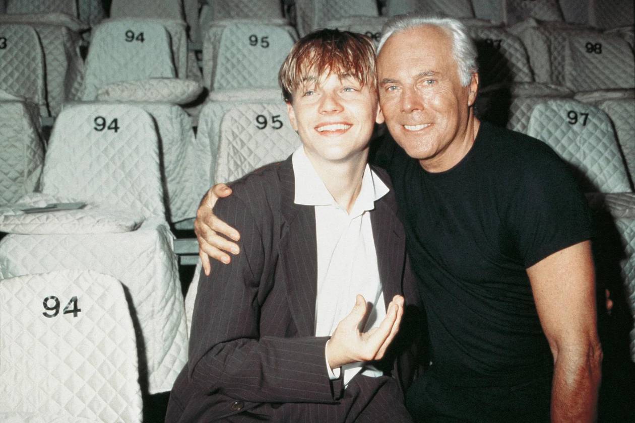 Leonardo DiCaprio dice que Giorgio Armani era un 'genio'