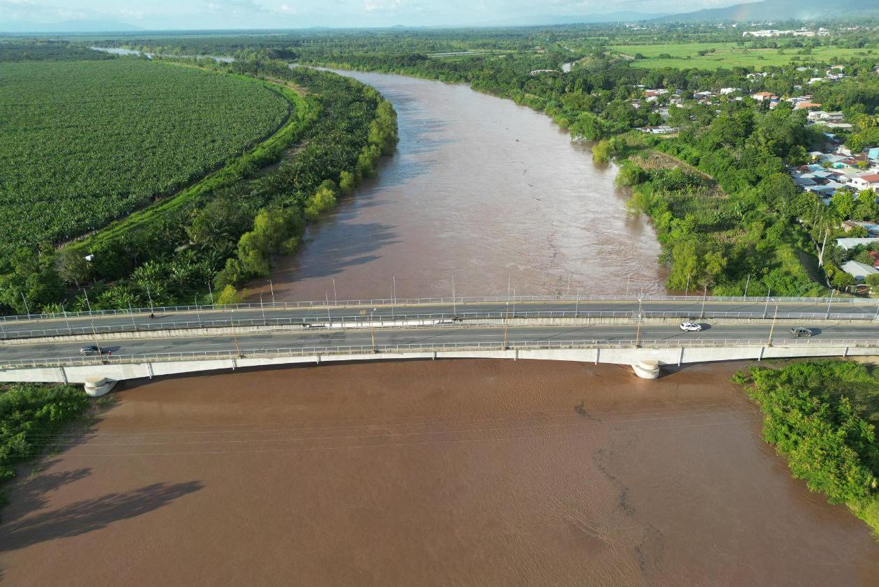 Sigue alerta amarilla en municipios cercanos al río Ulúa por riesgo de inundaciones