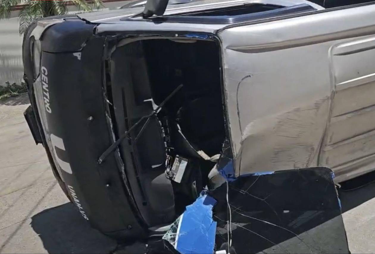 Otro accidente de rapidito: unidad de la ruta Unah-vs se vuelca con pasajeros en SPS