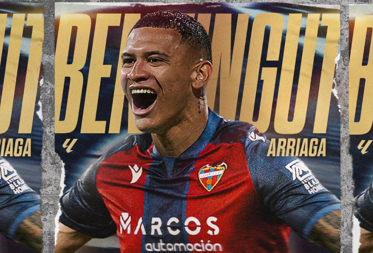 ¿Cuándo enfrentarán Kervin Arriaga y Levante al Barcelona y Real Madrid?