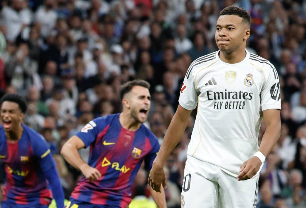 Real Madrid- Barcelona: El penal fallado por Mbappé ante Barcelona; rompió increíble récord