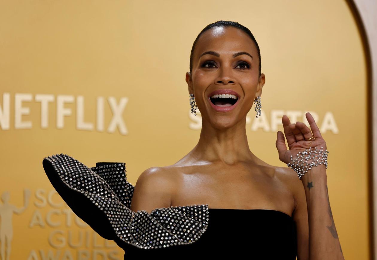 Zoe Saldaña desea que todo el equipo de “Emilia Pérez” se reúna en los Óscar