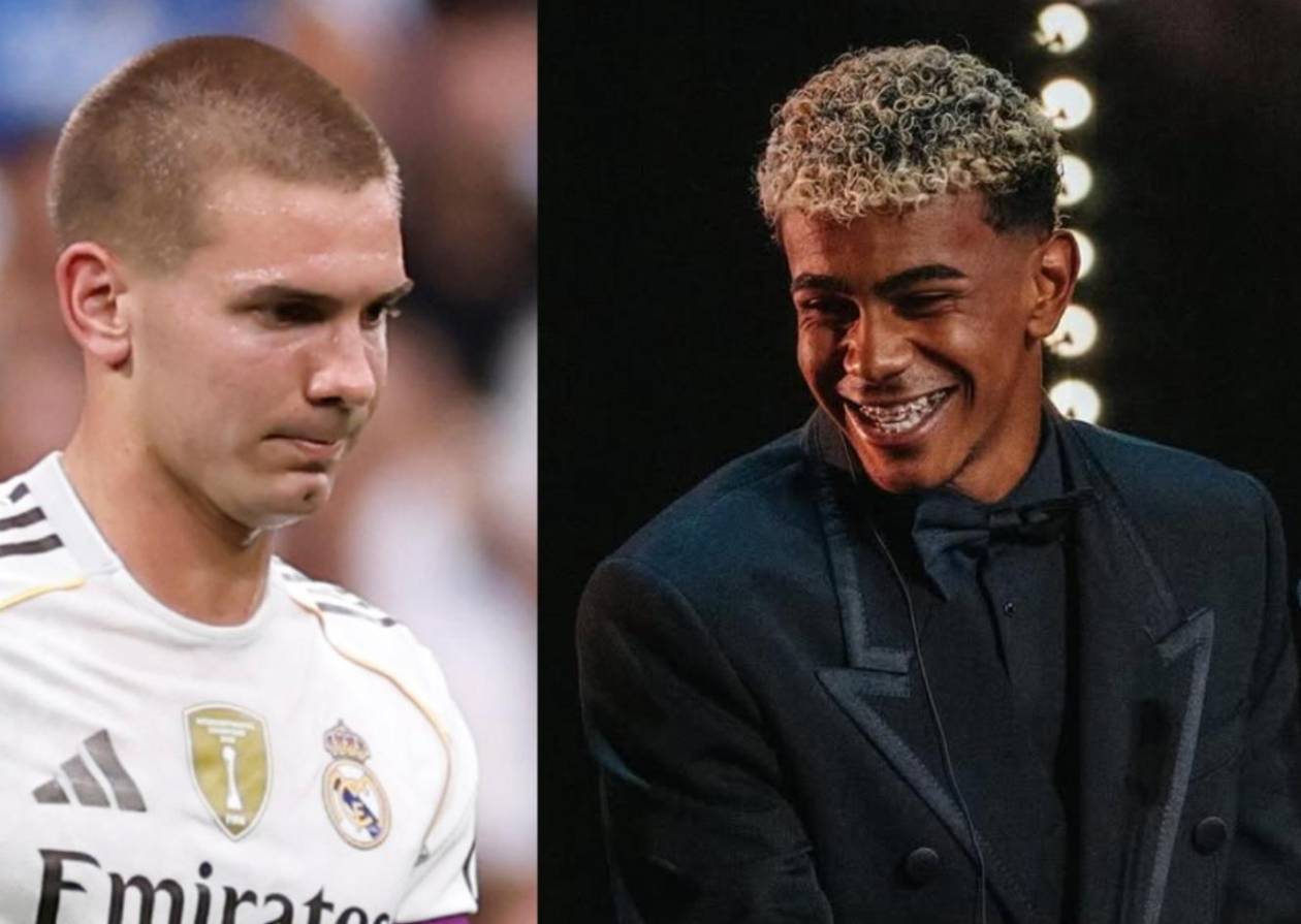 Mastantuono le deja mensaje a Lamine Yamal tras perder el Balón de Oro