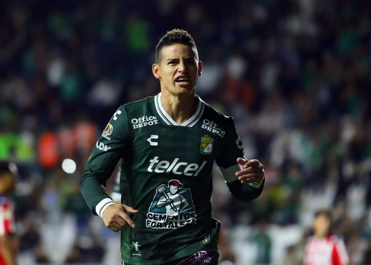James Rodríguez le da victoria al León ante las Chivas: Así fue el gol del colombiano