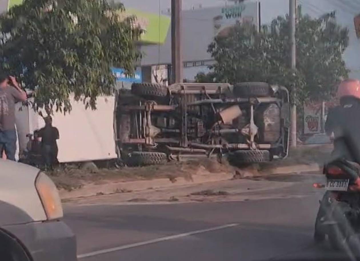 Tráfico en San Pedro Sula este viernes 18 de julio