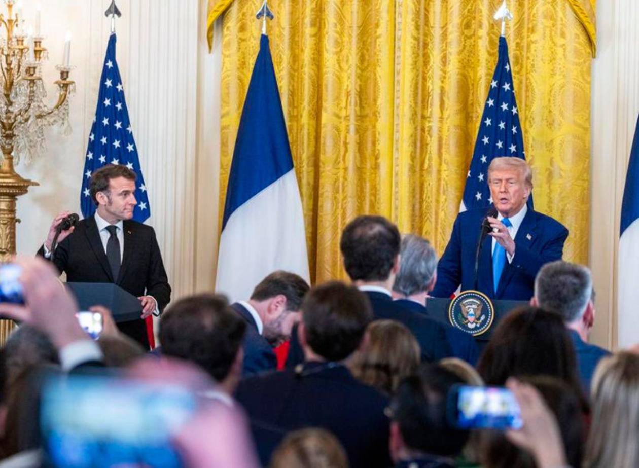 Macron a Trump: “La paz no debe suponer la rendición de Ucrania”