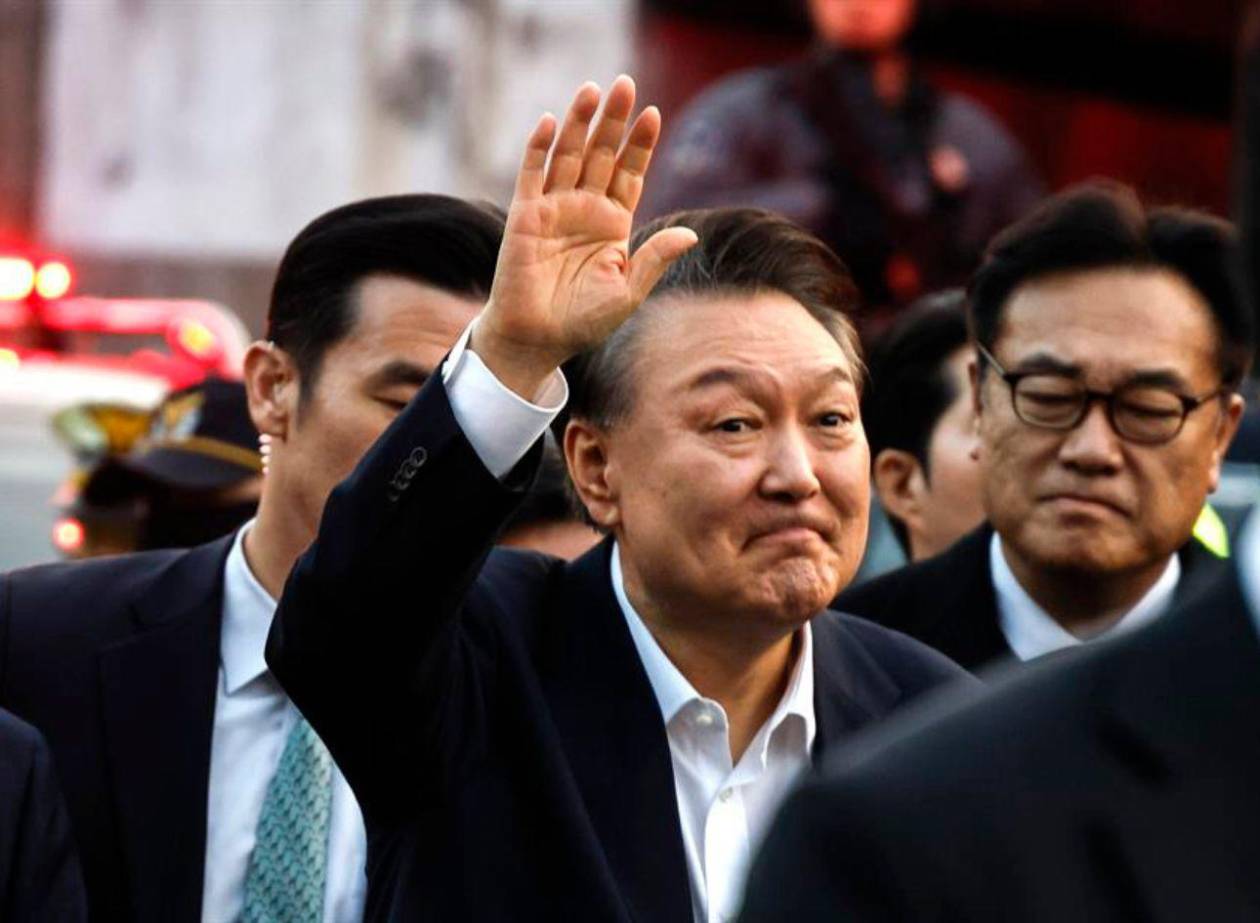 Presidente de Corea del Sur queda en libertad