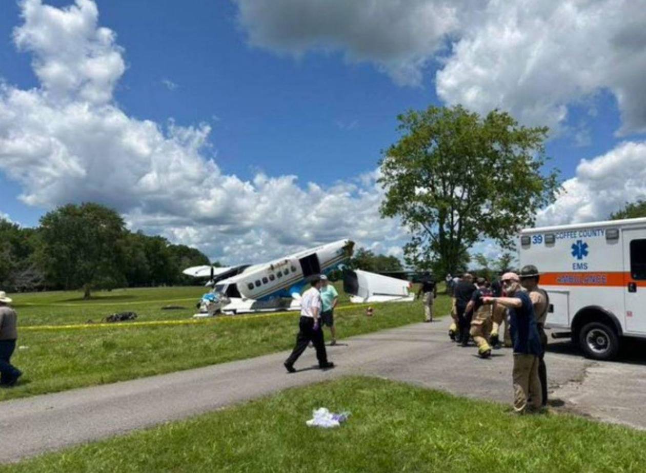 Se estrella un avión en Tennessee