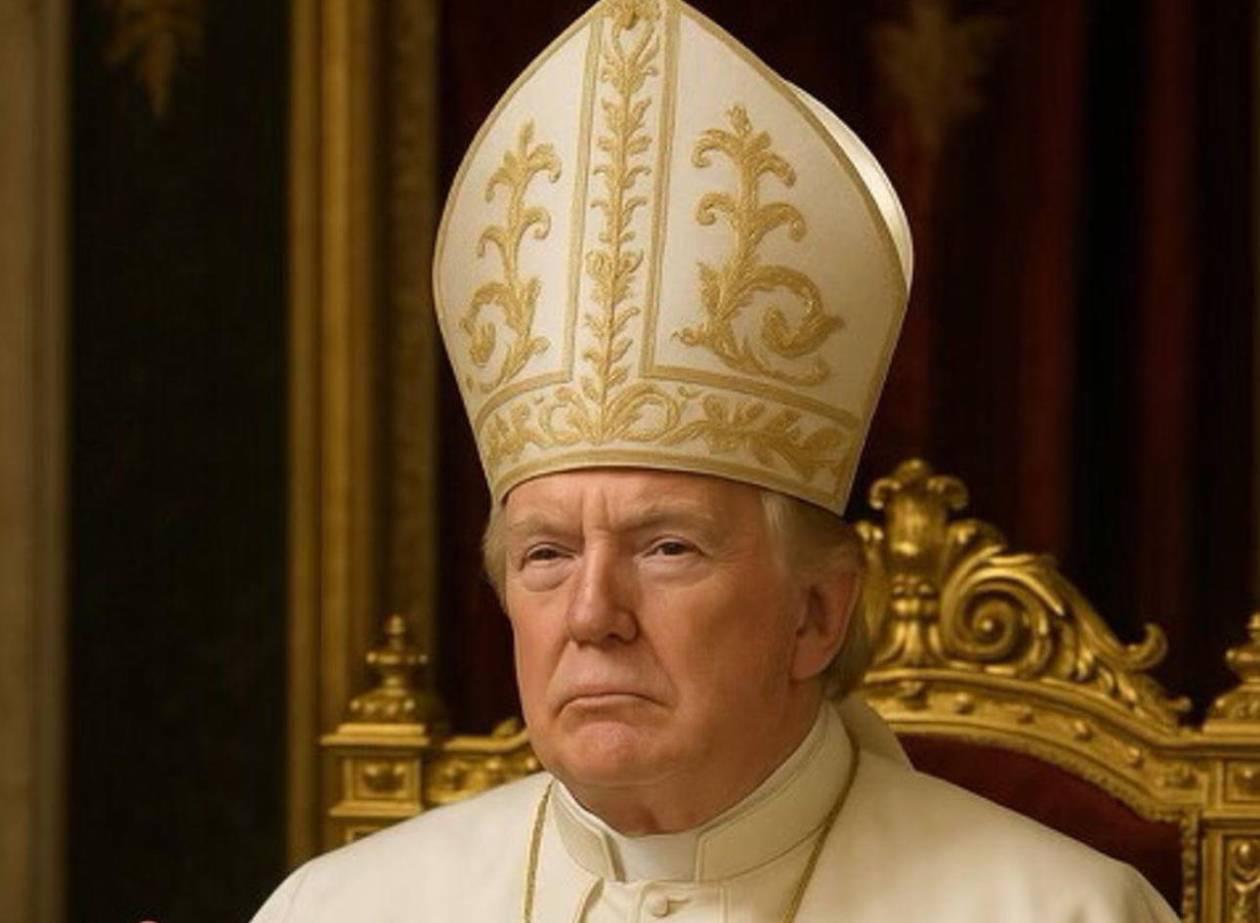 Trump responde a las críticas a su foto vestido de Papa