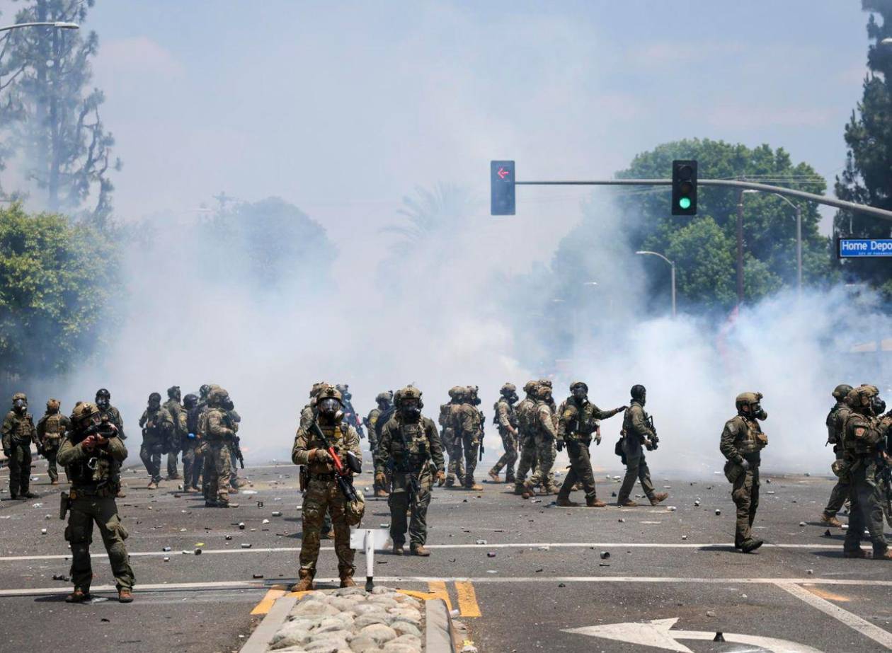 Trump despliega miles de soldados en Los Ángeles tras protestas por redadas