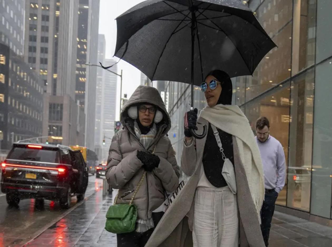 Condiciones invernales se adelantan en EEUU hasta con caída de nieve