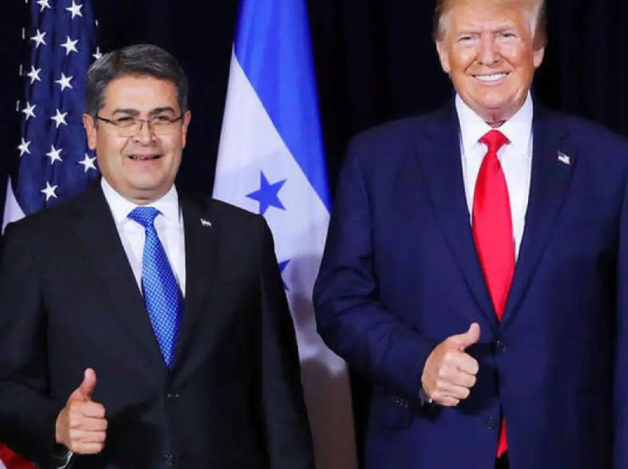 Trump, tras la liberación de Juan Orlando Hernández: Me siento muy bien por ello