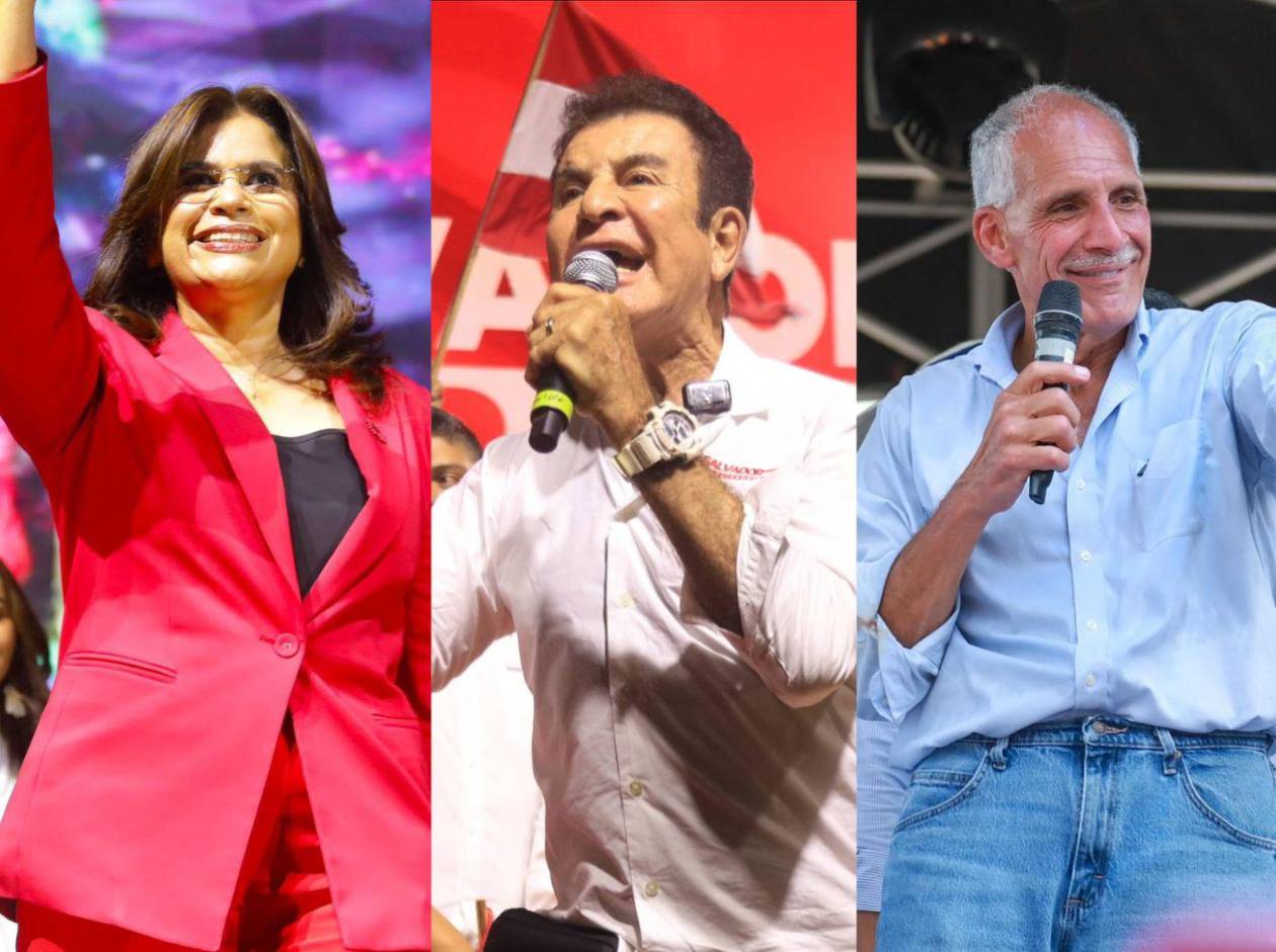 Rixi Moncada, Nasralla y Nasry Asfura, a la cabeza para suceder a Xiomara Castro