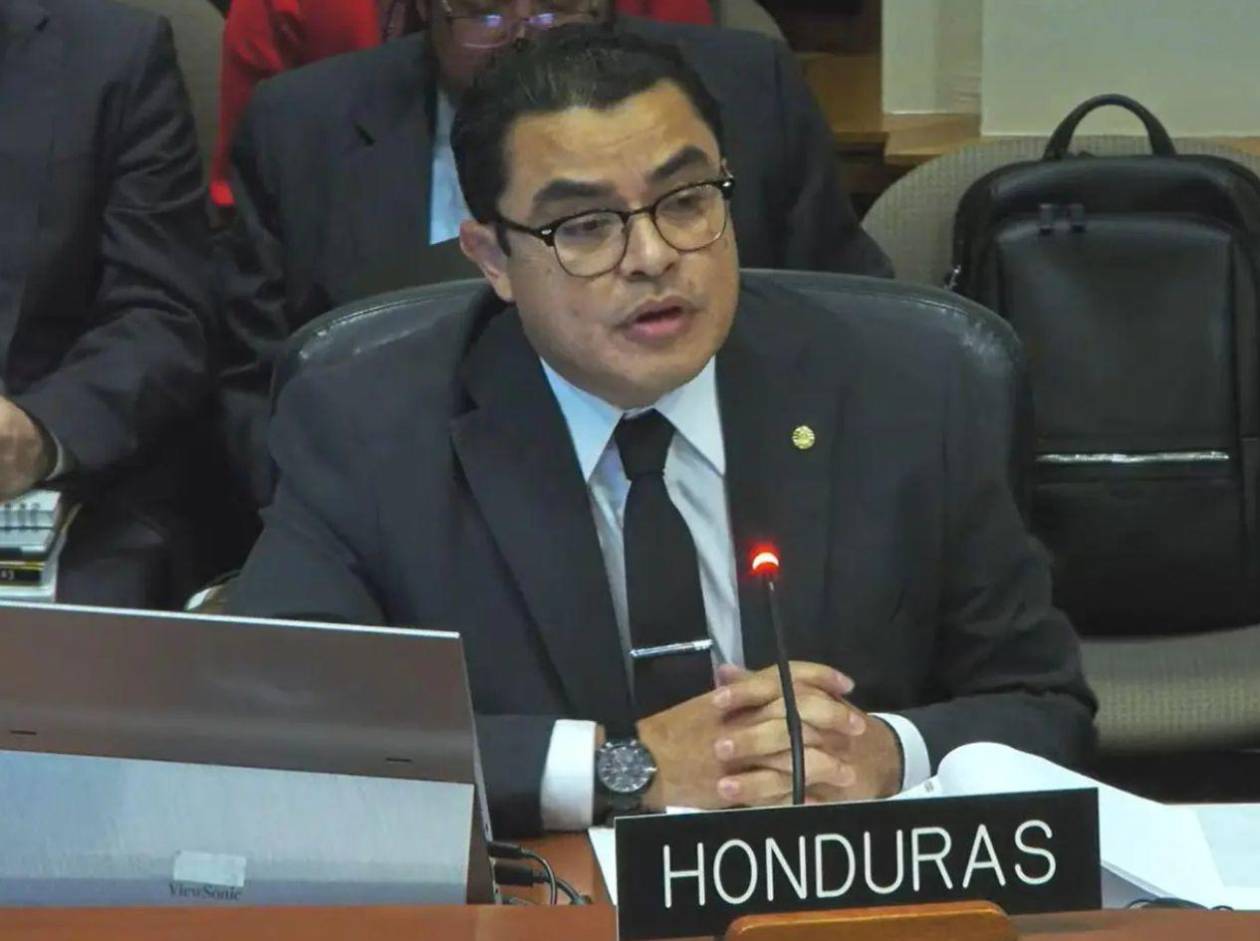 Delegación de Honduras defiende actuaciones del gobierno en sesión de la OEA