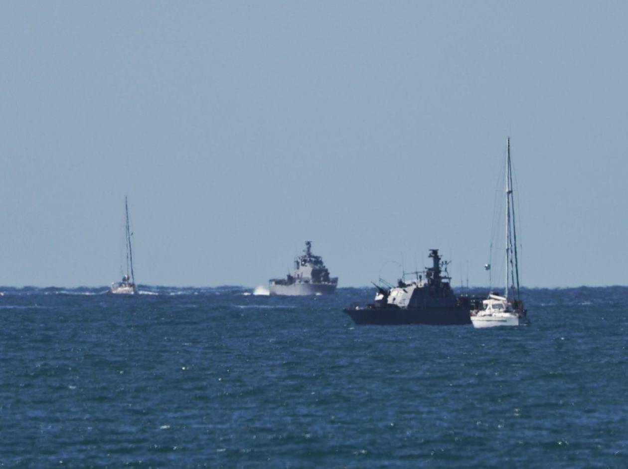 Casi todos los barcos de la flotilla fueron interceptados por Israel