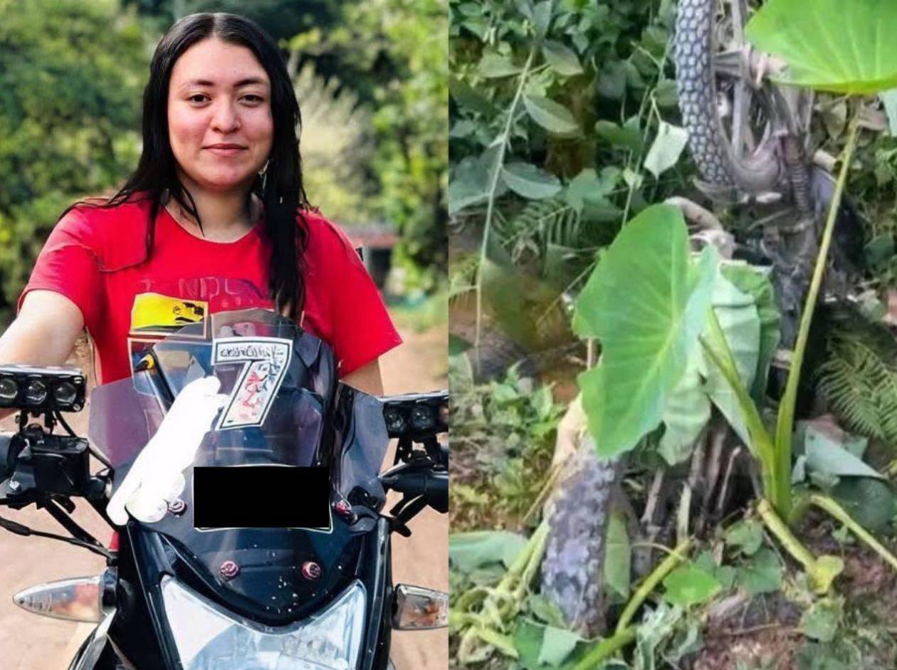 Yennifer perdió el control de su motocicleta y murió al caer a hondonada