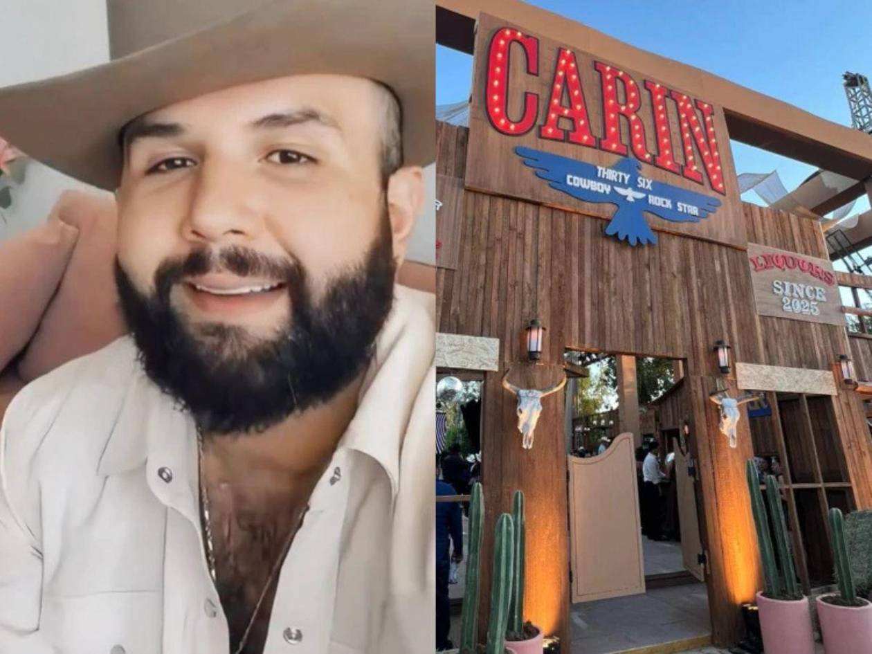 Carín León celebra su cumpleaños 36 con fiestón vaquero