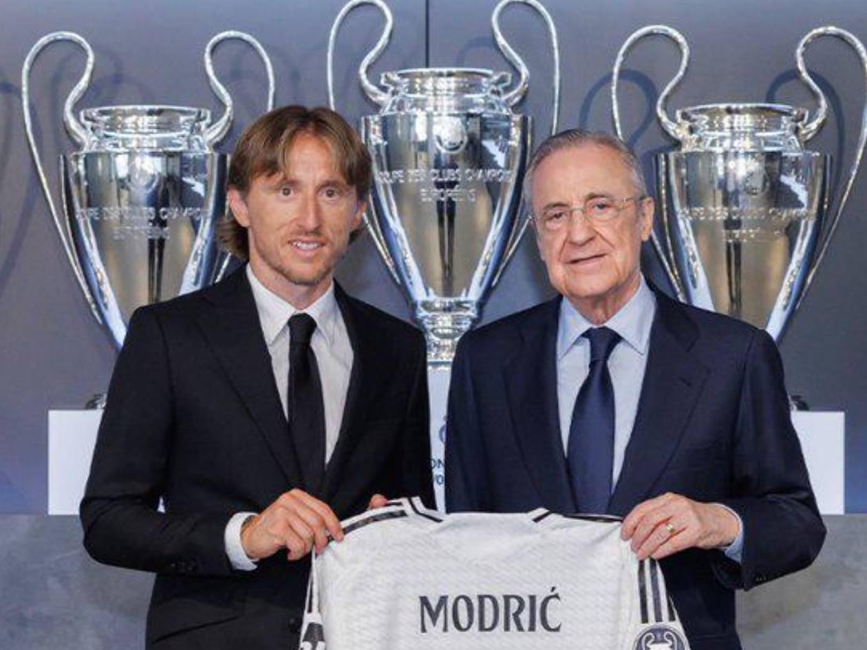 Florentino Pérez le manda contundentes palabras a Modric