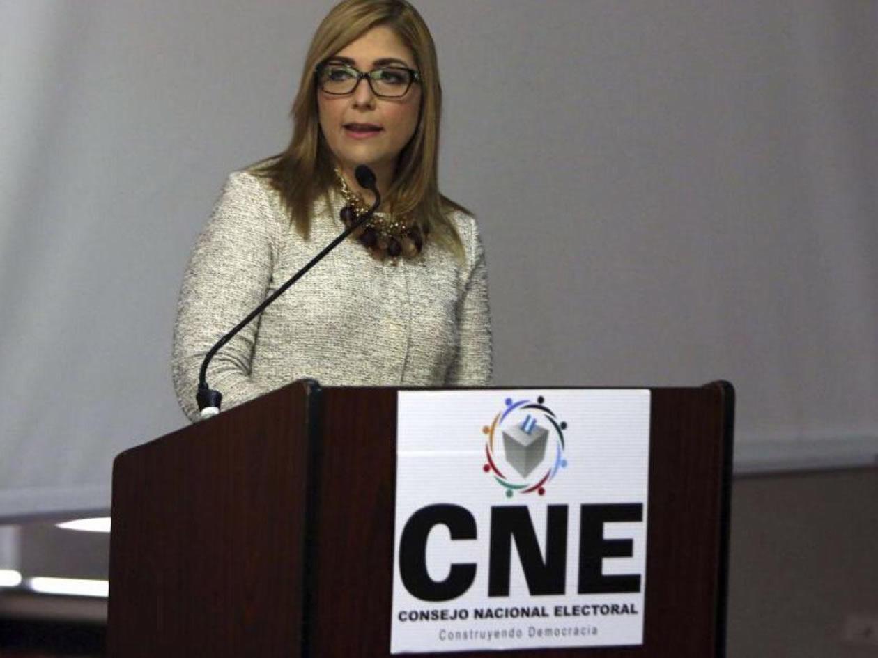 Ana Paola Hall dice que el CNE lucha por mantenerse en pie