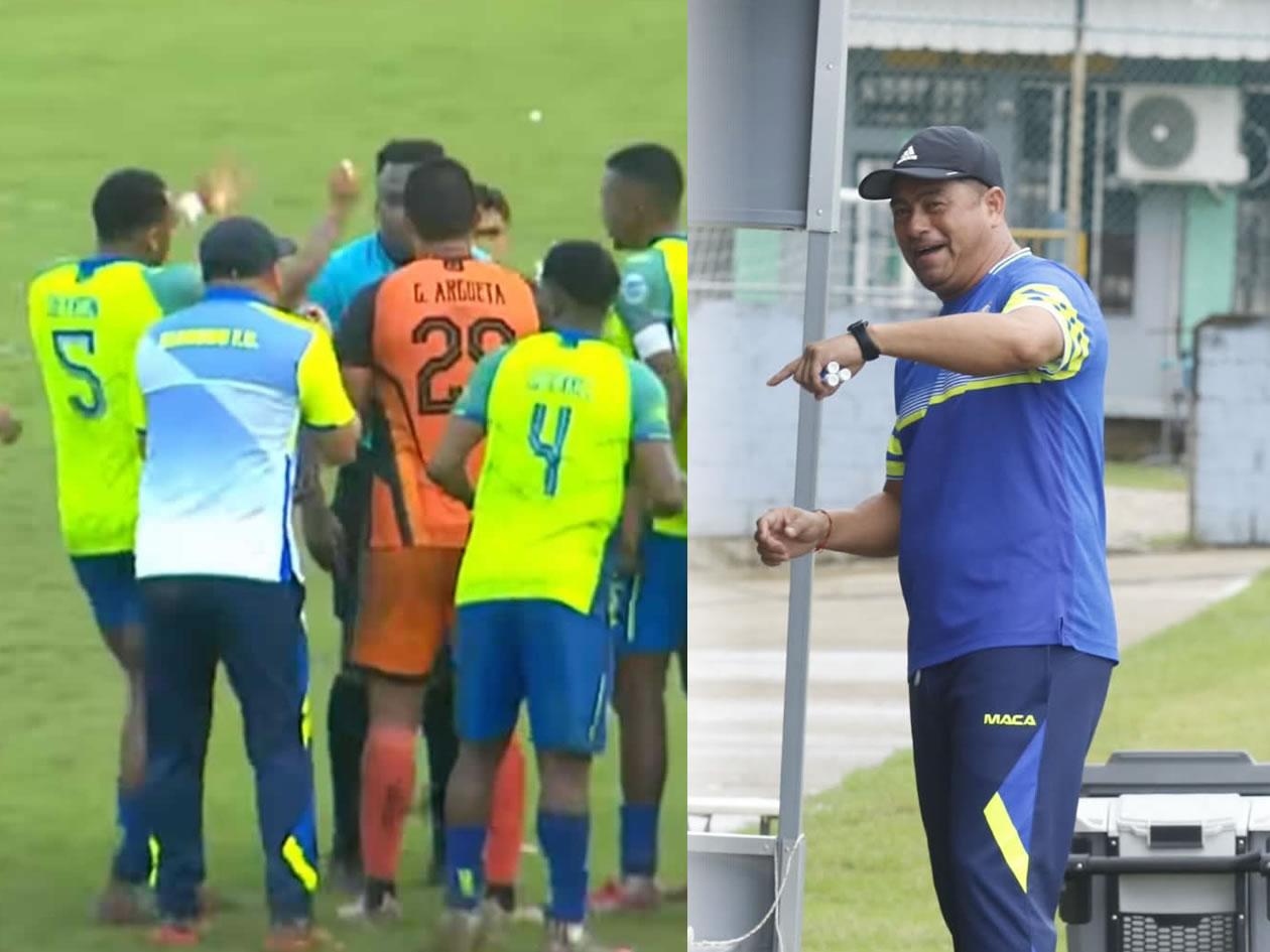 Tilguath revela razón que le dijo el árbitro para pitar el final del partido