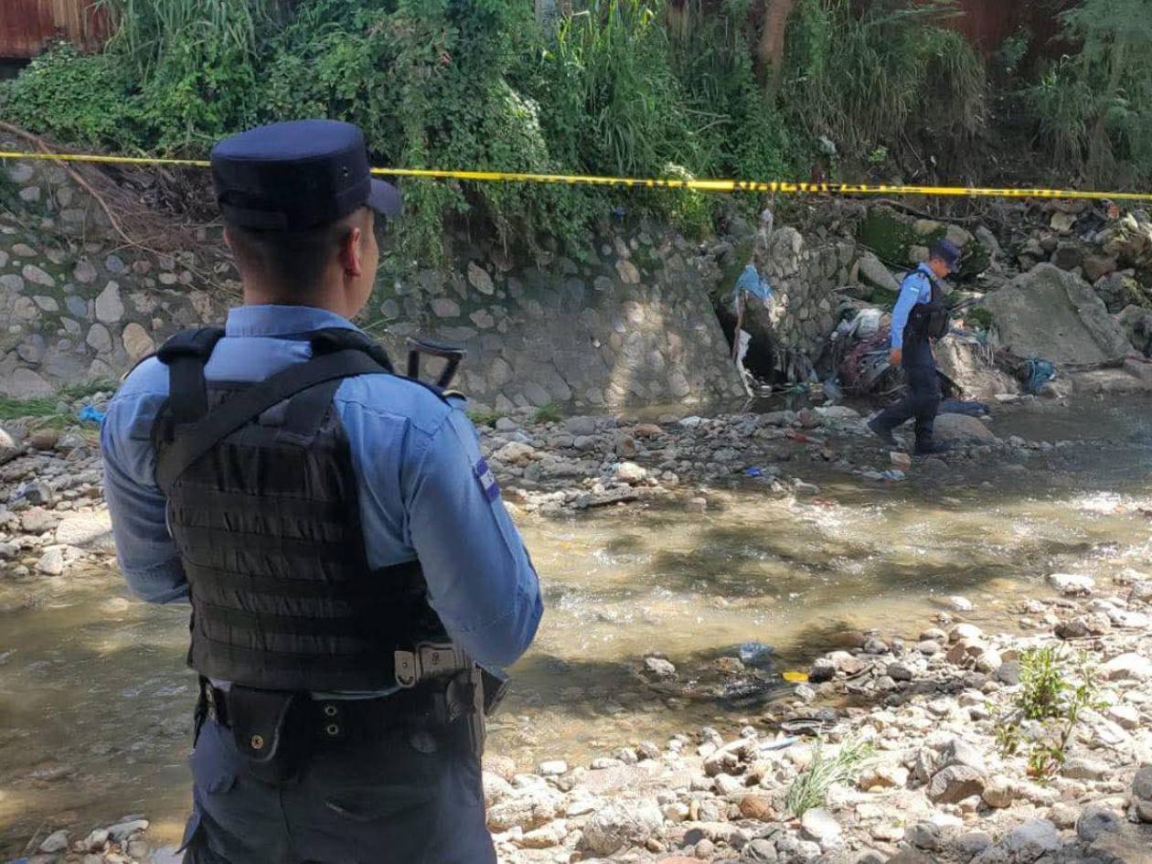 Confirman que restos hallados en quebrada de San Pedro Sula pertenecen a un animal