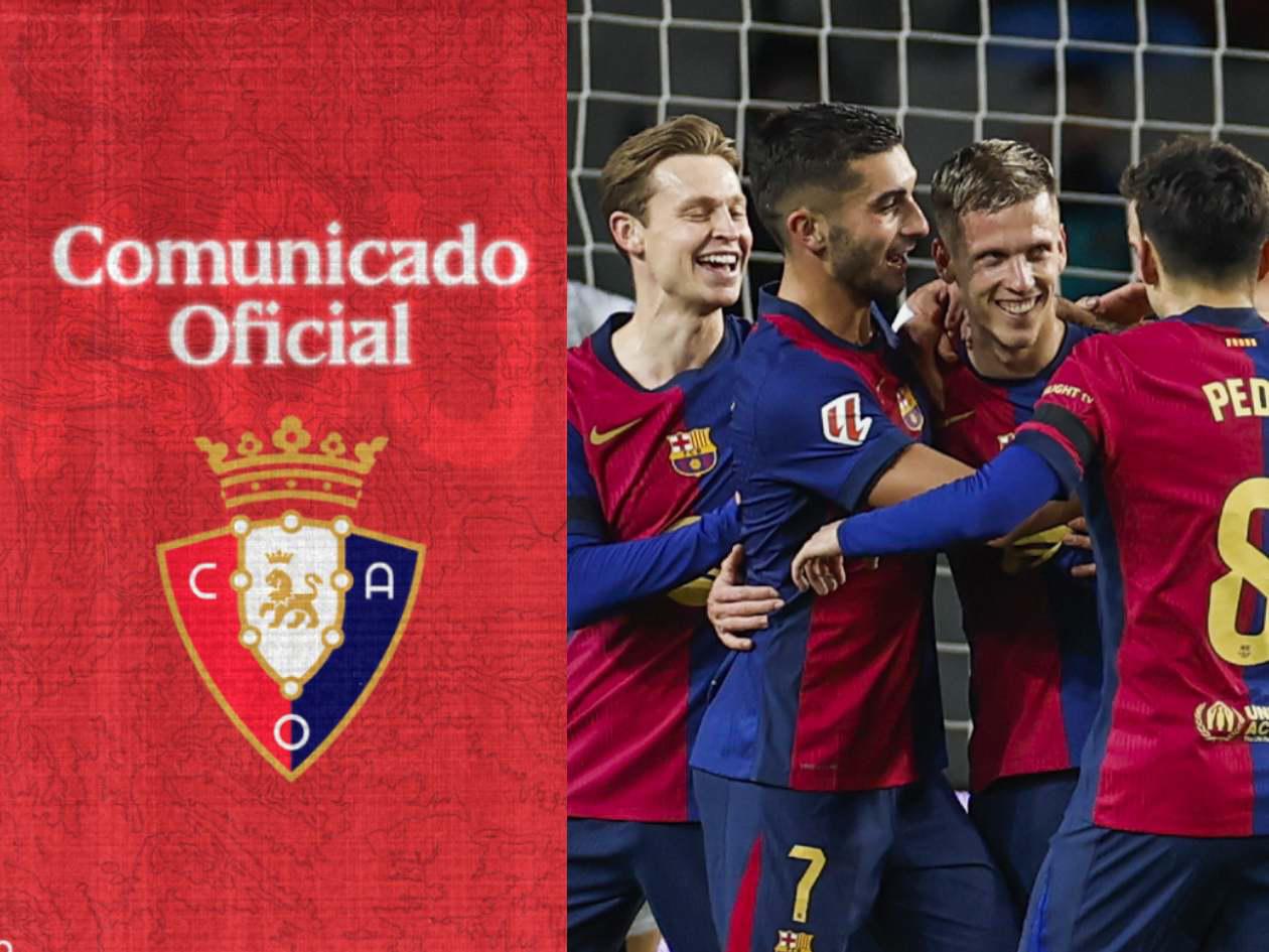 Osasuna le propina duro golpe al Barcelona y busca quitarle puntos