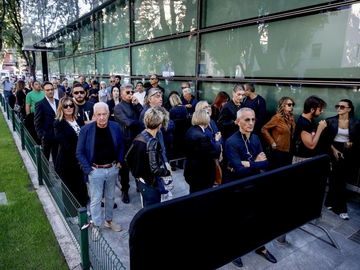 Milán despide al 'rey' de la moda, Giorgio Armani