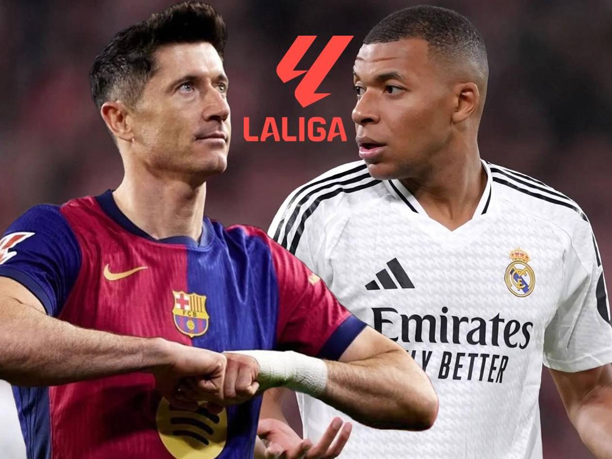 Lewandowski se aleja de Mbappé en el Pichichi de la Liga Española