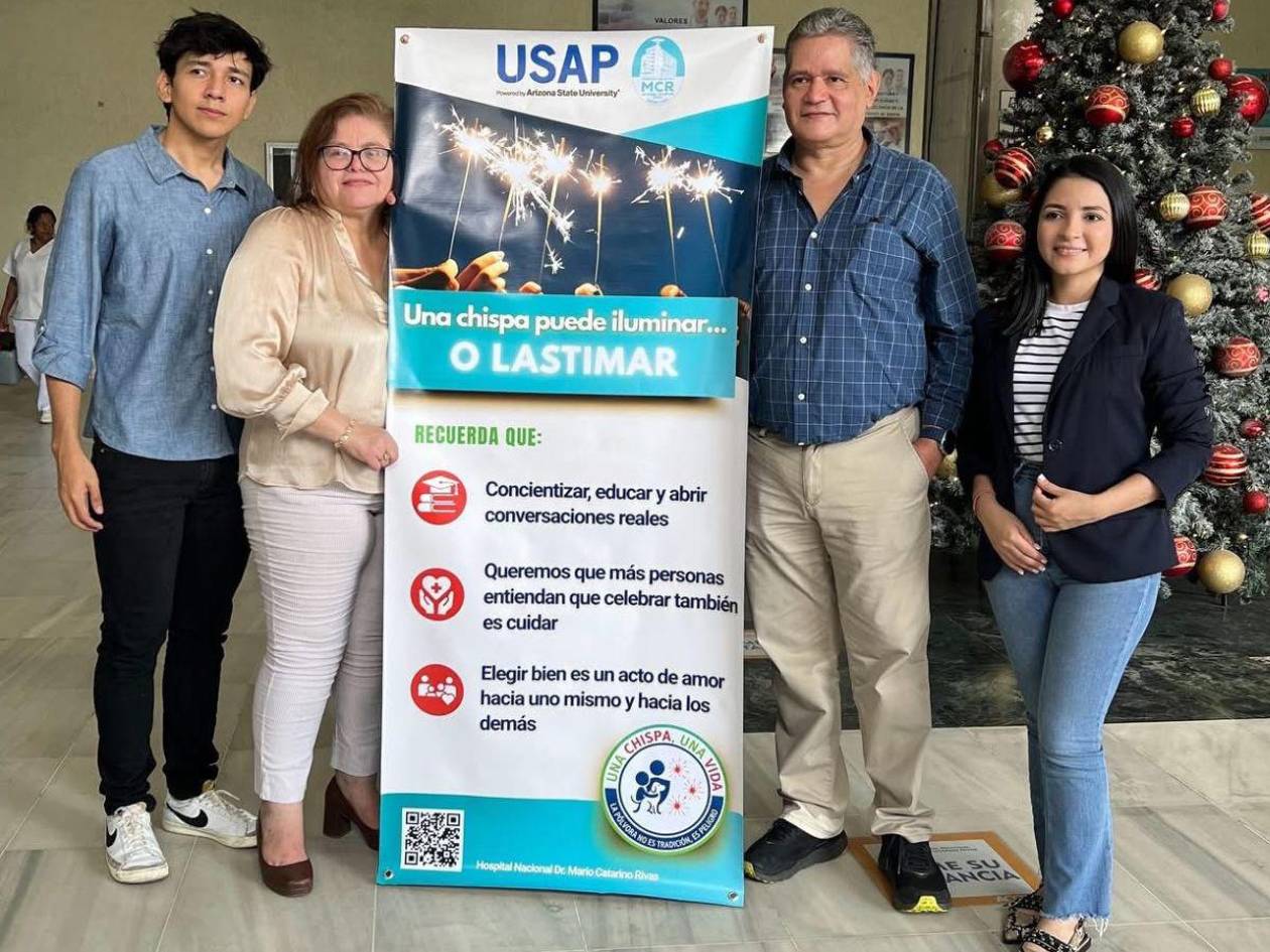 Hospital Mario Rivas lanza campaña para prevenir quemaduras por pólvora