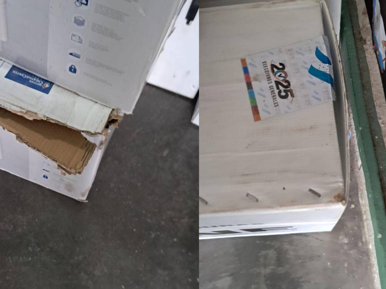 Reportan maletas electorales abiertas en escuela de San Pedro Sula