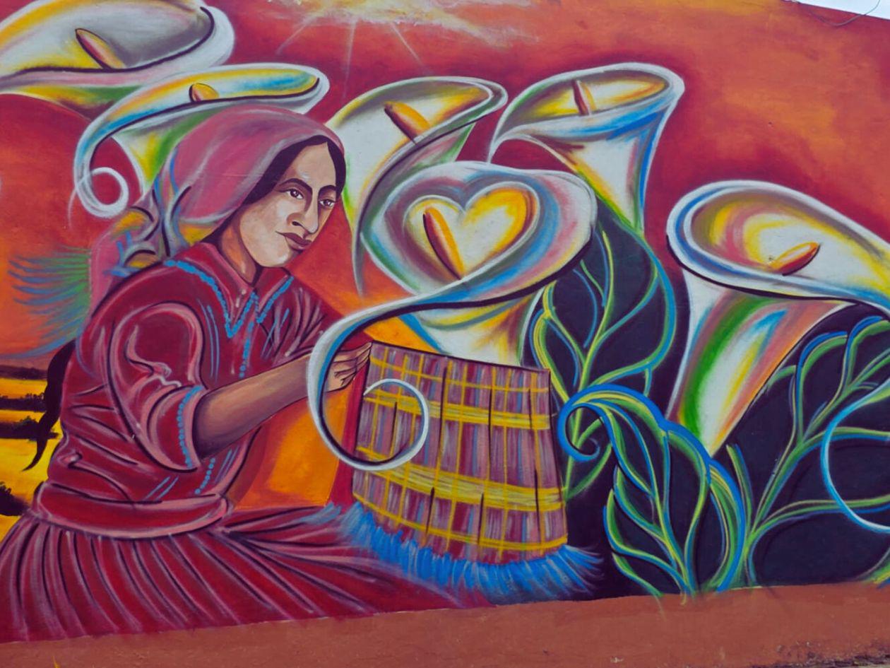 Pintura en Yamaranguila.